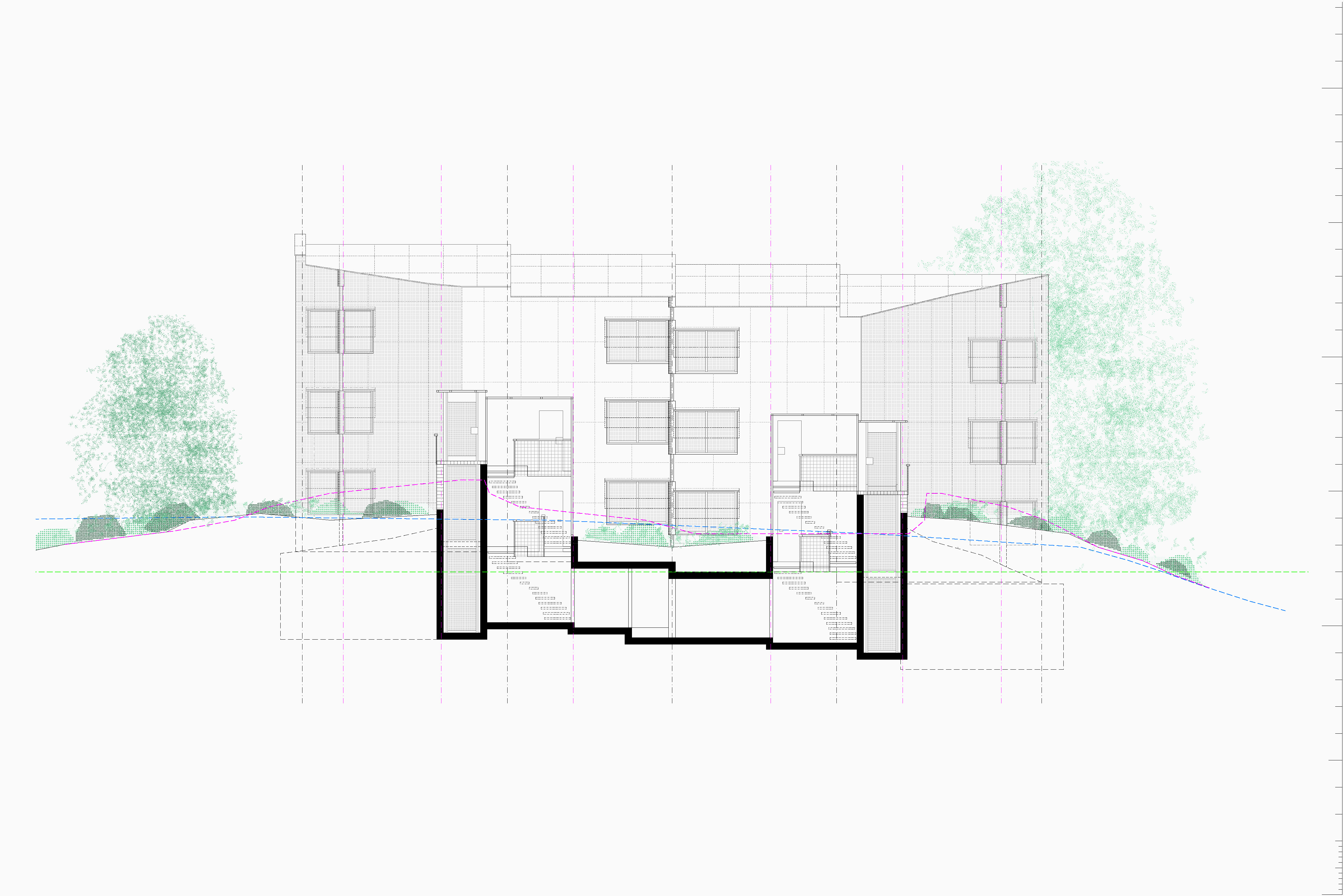 Mountain facade
